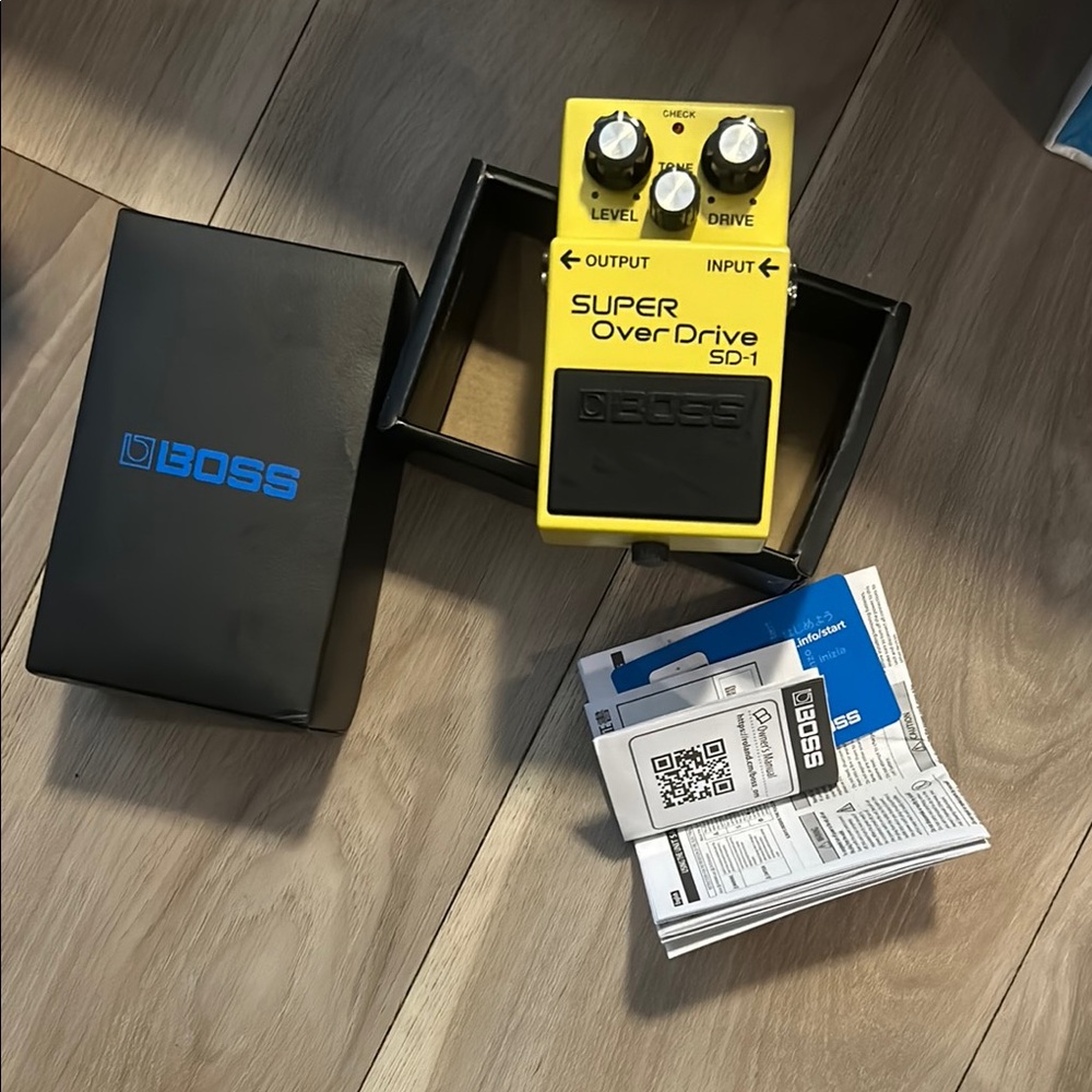 Boss Super OverDrive SD-1 Pedal - Yellow